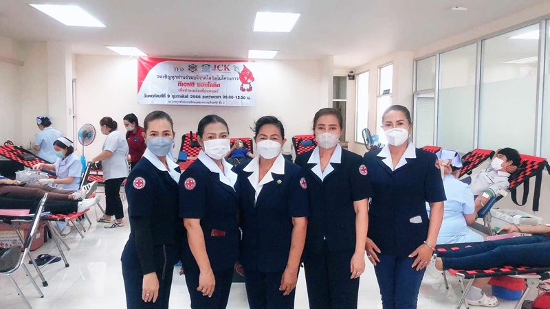 ทีเอฟดี มอบโลหิต เพื่อช่วยเหลือเพื่อนมนุษย์